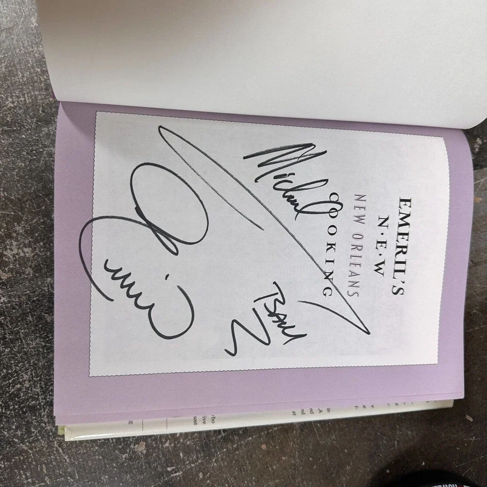 Emeril’s‎ New New Orleans Cooking Signed Hardcover Book
